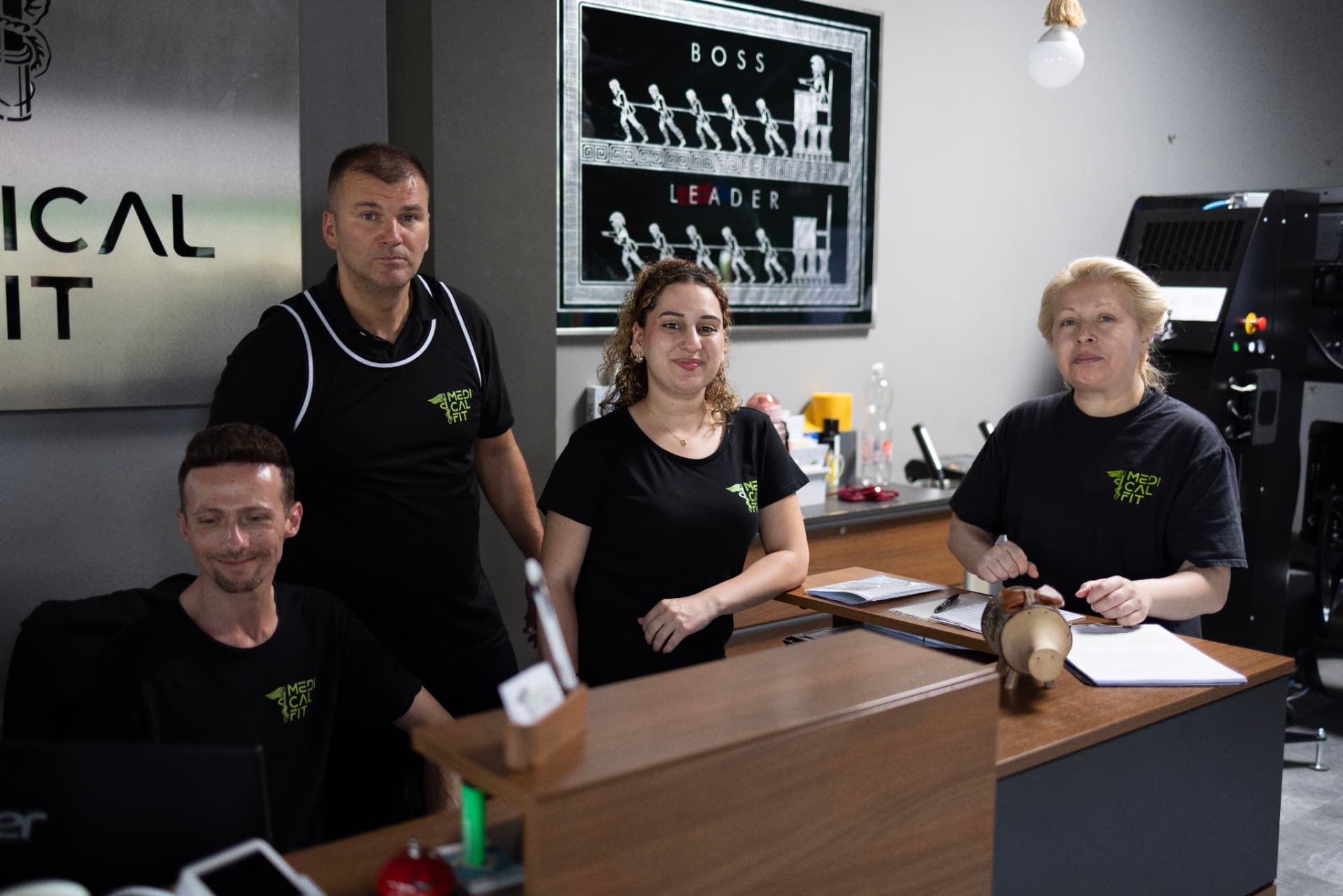 Team am Empfangstresen